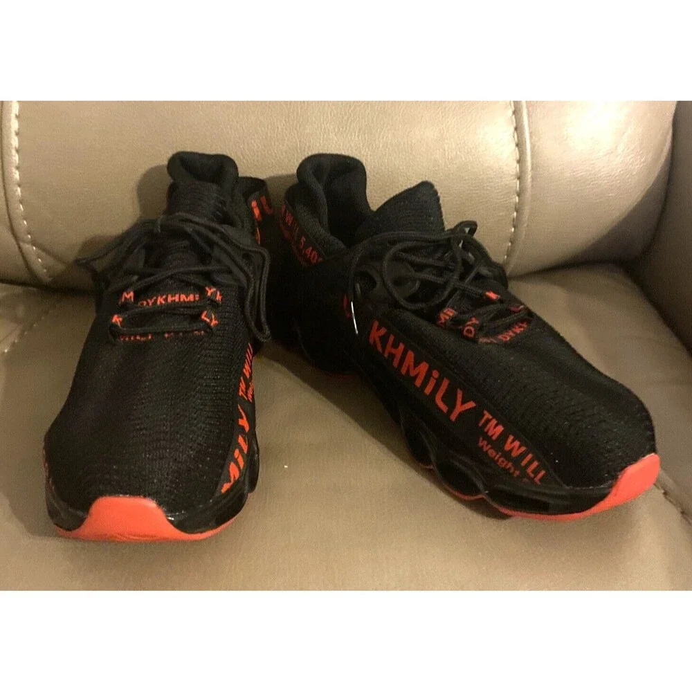 DYKHMILY Steel Toe Shoes for Men 7.5 or Women 9 Comfortable Non Slip Work Shoes